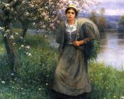 丹尼尔 李奇微爵士 : Apple Blossoms in Normandy